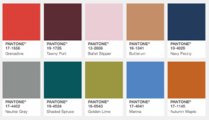 Pantone's Fall Fashion Colors 2017
