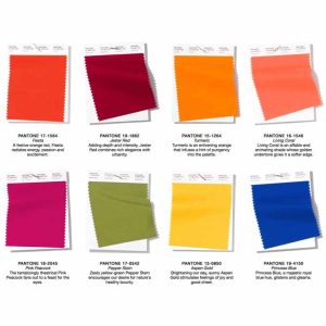 Spring Summer Pantone Colors 2019
