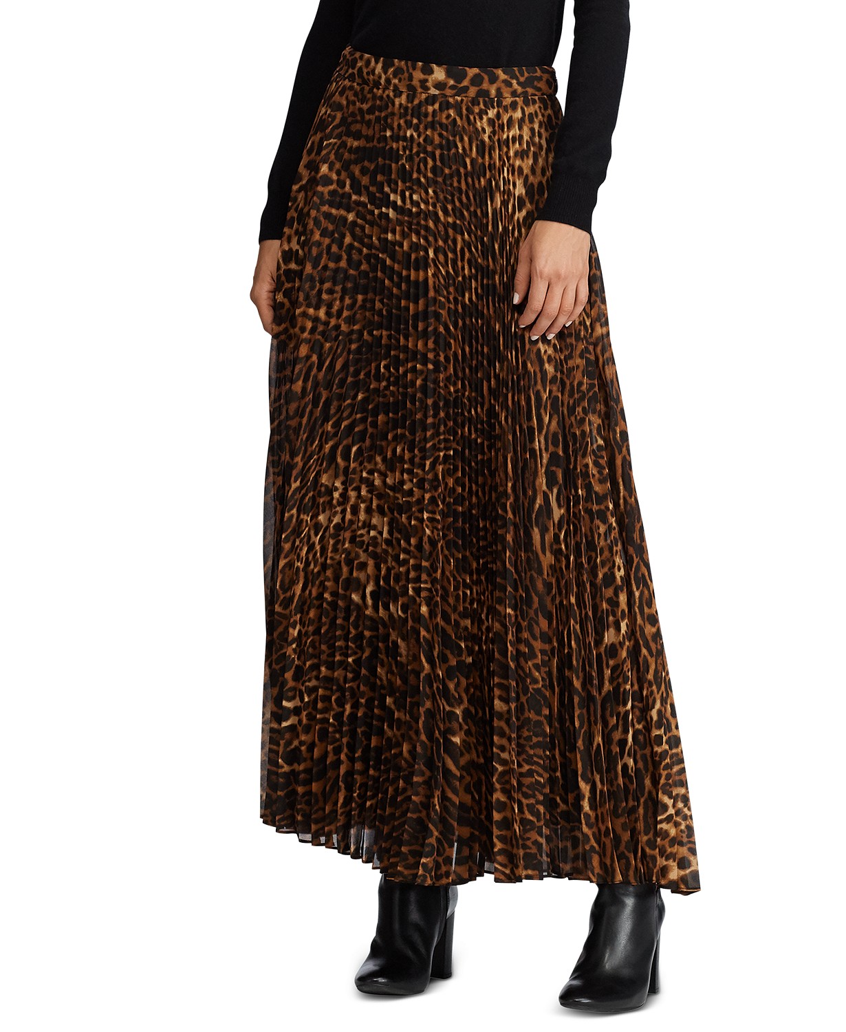 Ralph Lauren Leopard Print Skirt