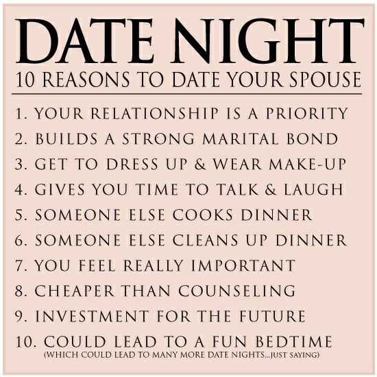 Date Your Mate Month Ideas