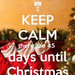 Fun Tidbit – There are Only 45 Days Until Christmas