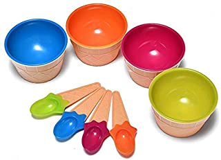 Dessert Bowls and Spoons 
