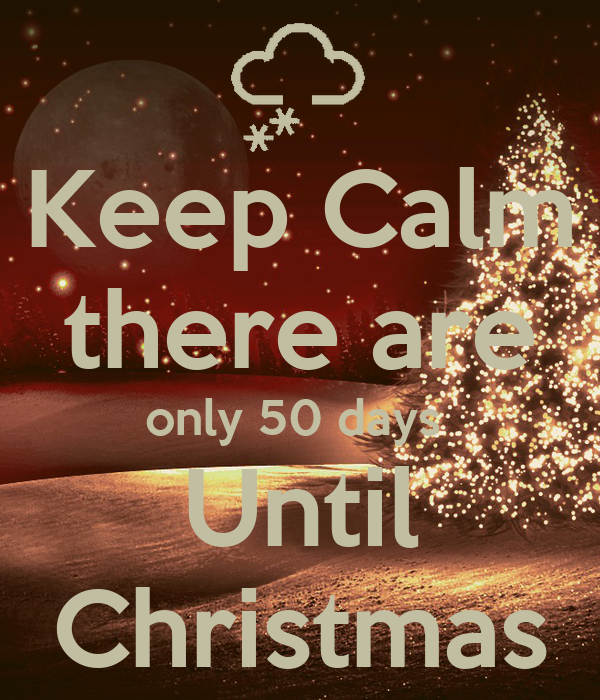 50 Days Until Christmas - It's Not too Early to Start Shopping