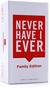 Never Have I Ever Party Card Family Game