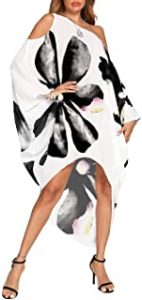 Cold Shoulder Boho Swing Dress