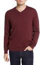 Men's Cotton and Cashmere V-neck Sweater