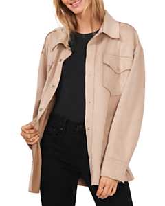 Vince Camuto Faux Suede Shacket