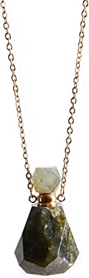 NUZUJX Pendant Necklace with Essential Oil Diffuser