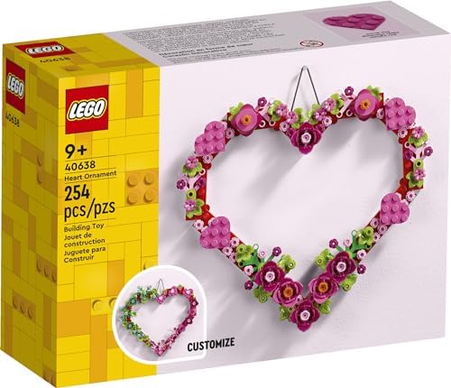 Lego Heart Ornament Building Kit