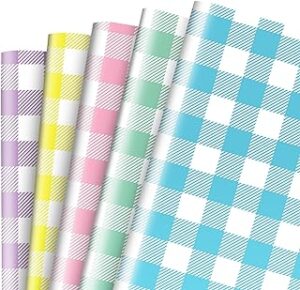 15 Sheet Pastel Wrapping Paper
