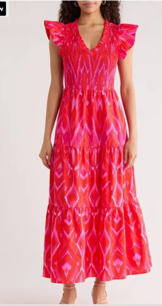 Vesper Sunfire Maxi Dress