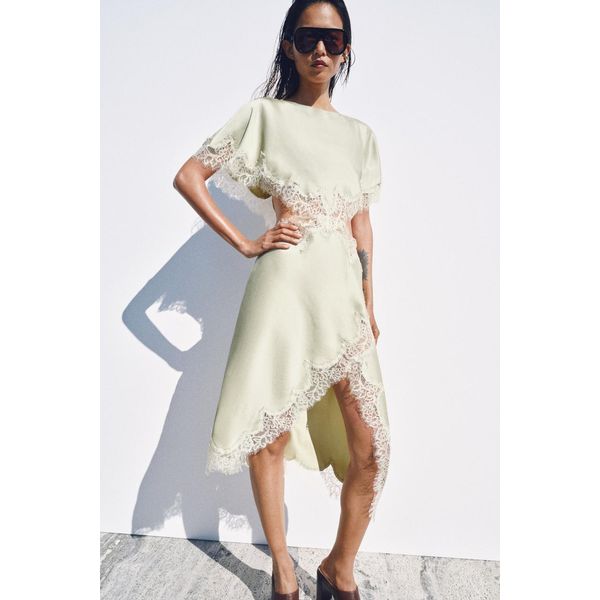 ZW Collection Cut Out Lace Dress