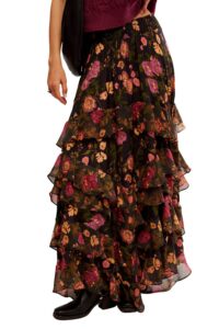 Lolita Floral Ruffle Skirt Lolita Floral Ruffle Skirt
