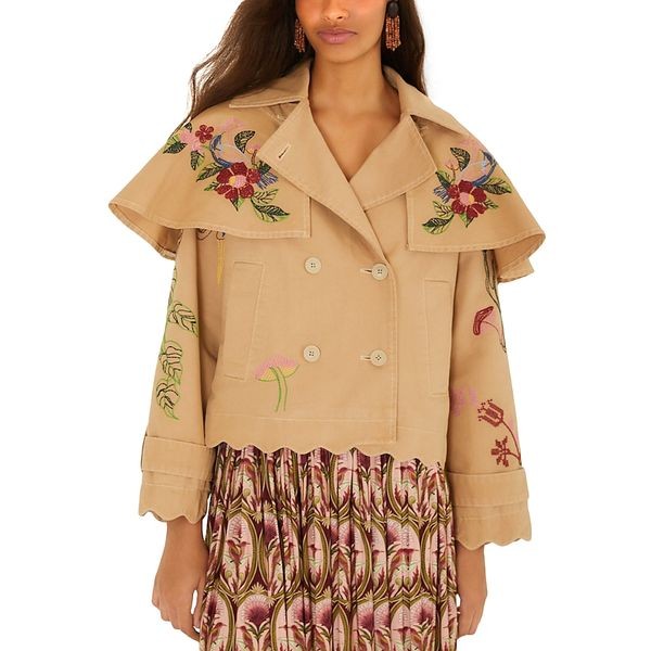Twill Mini Shawl Jacket