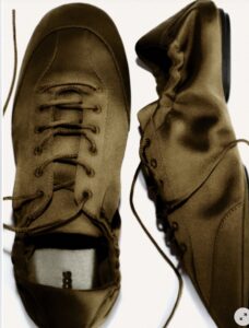 Satin Suede Ballet Sneakers