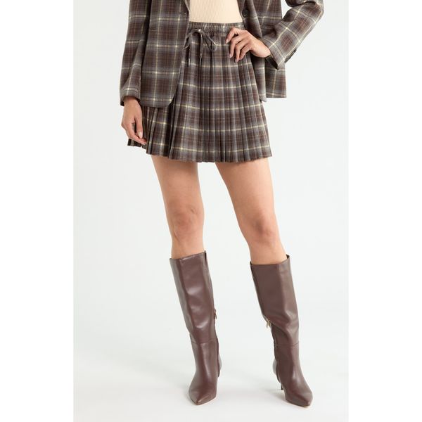 Pleaated Mini Skirt
