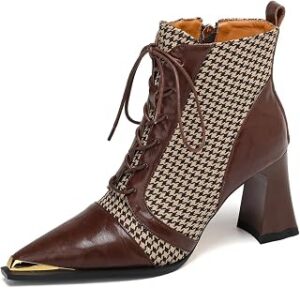 TinaCus Selftie & Zipper Ankle Boots TinaCus Selftie & Zipper Ankle Boots